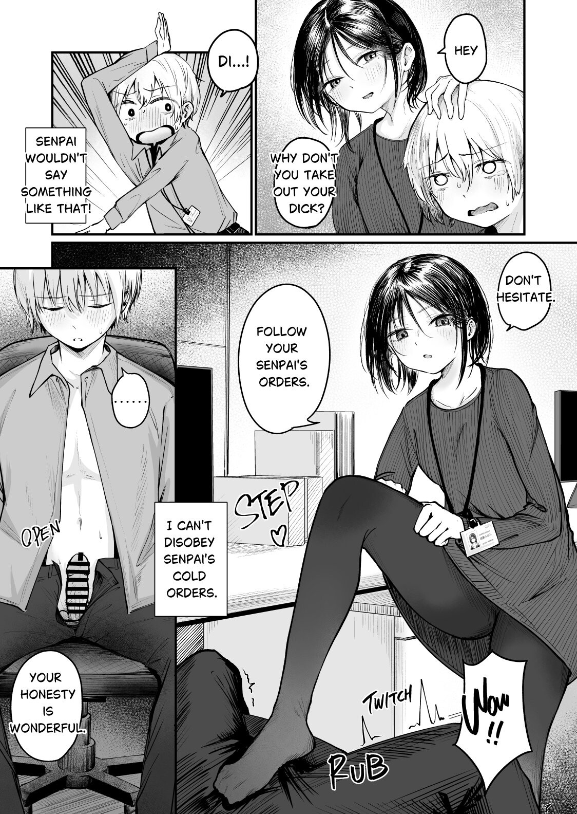 Hentai Manga Comic-Senpai! I'm Not Your Dildo! Uck!-Read-8